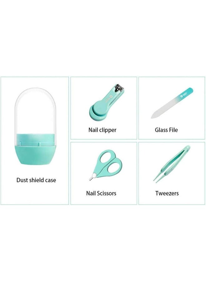 Emoly 4-in-1 Baby Grooming Kit, Premium Stainless Steel, Baby Nail Clippers, Scissor, File & Tweezer - Image 4
